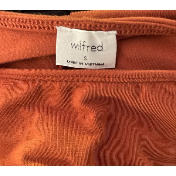 EUC Aritzia Wilfred Neptune Stretch Jersey Long Sleeves Slit Bodycon Maxi  Dress - Picture 3 of 10